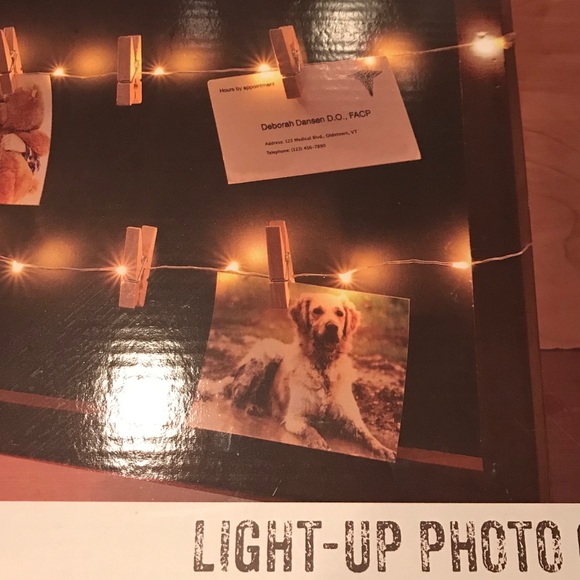 Light up photo chalk board, big and new! - Picture 2 of 6